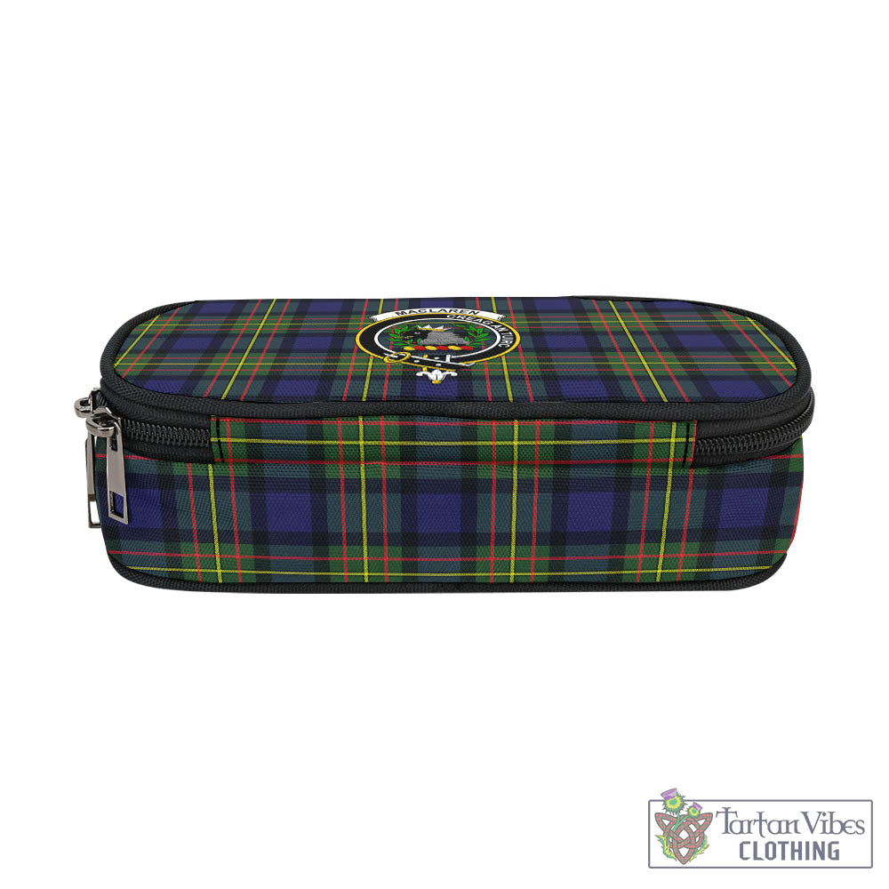 Tartan Vibes Clothing MacLaren Modern Tartan Pen and Pencil Case with Family Crest