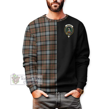 MacLaren Weathered Tartan Sweatshirt with Family Crest and Half Of Me Style