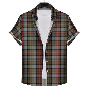 MacLaren Weathered Tartan Short Sleeve Button Down Shirt