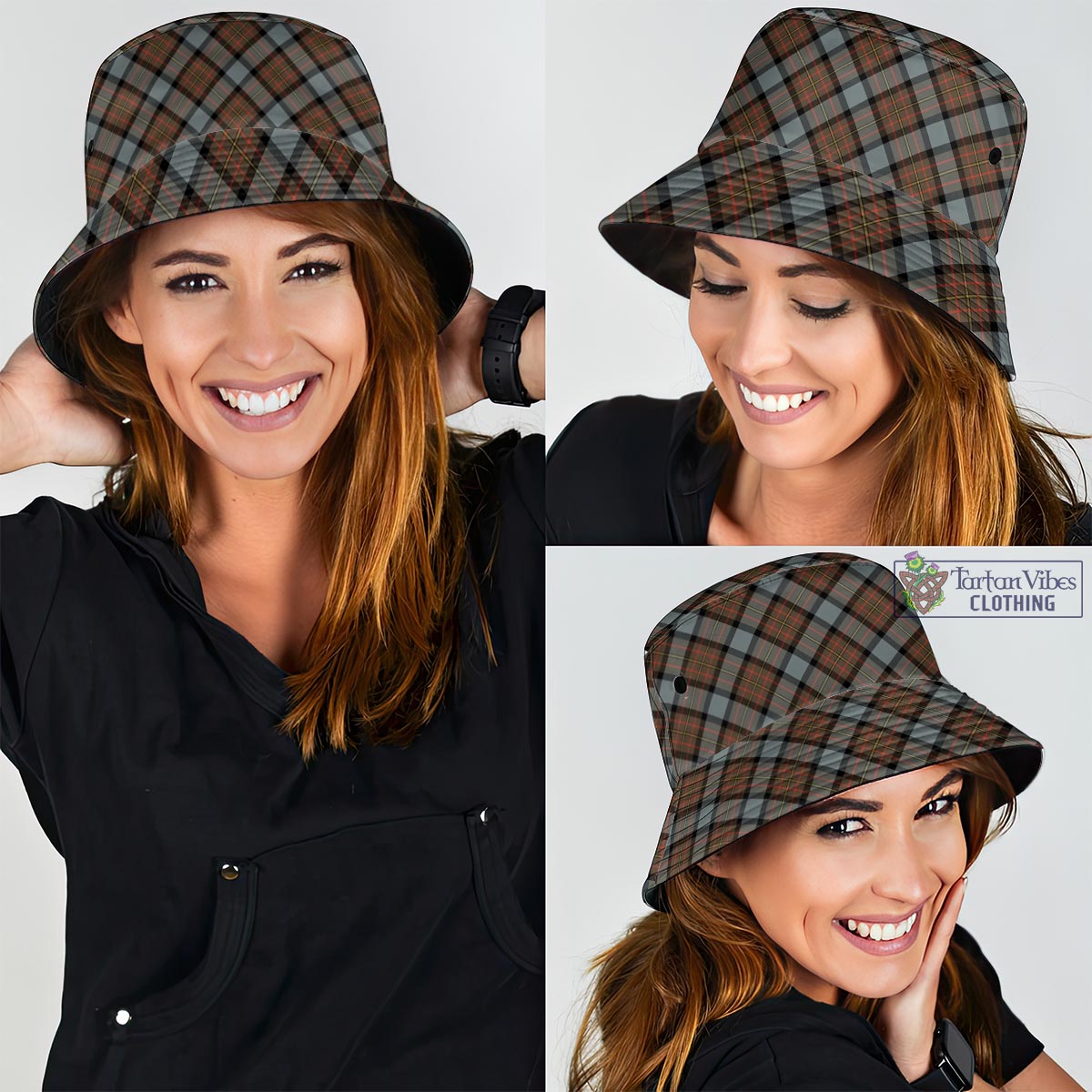 Tartan Vibes Clothing MacLaren Weathered Tartan Bucket Hat