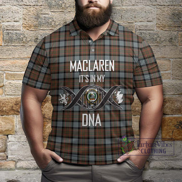 MacLaren Weathered Tartan Polo Shirt with Family Crest DNA In Me Style