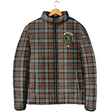 MacLaren Weathered Tartan Padded Jacket with Family Crest