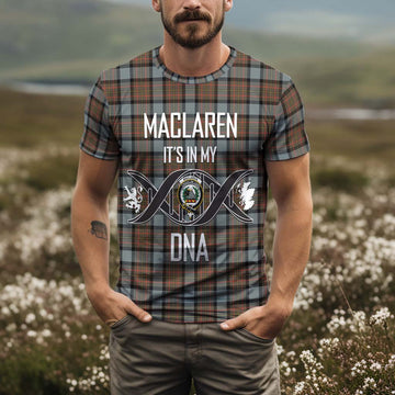 MacLaren Weathered Tartan T-Shirt with Family Crest DNA In Me Style