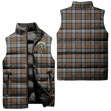 MacLaren Weathered Tartan Sleeveless Puffer Jacket with Family Crest