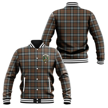 MacLaren Weathered Tartan Baseball Jacket with Family Crest