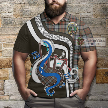 MacLaren Weathered Tartan Polo Shirt with Epic Bagpipe Style