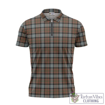 MacLaren Weathered Tartan Zipper Polo Shirt