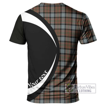 MacLaren Weathered Tartan T-Shirt with Family Crest Circle Style