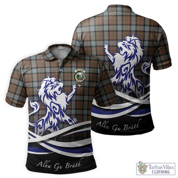 MacLaren Weathered Tartan Polo Shirt with Alba Gu Brath Regal Lion Emblem