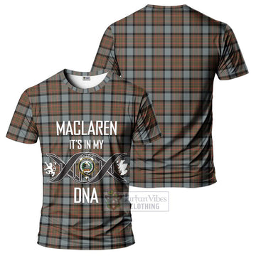 MacLaren Weathered Tartan T-Shirt with Family Crest DNA In Me Style