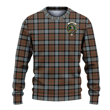 MacLaren Weathered Tartan Ugly Sweater with Family Crest