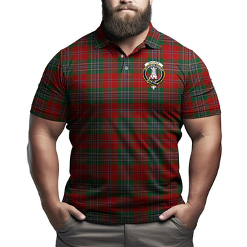 MacLean (McLean) Tartan Men's Polo Shirt with Family Crest