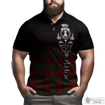 MacLean (McLean) Tartan Polo Shirt Featuring Alba Gu Brath Family Crest Celtic Inspired