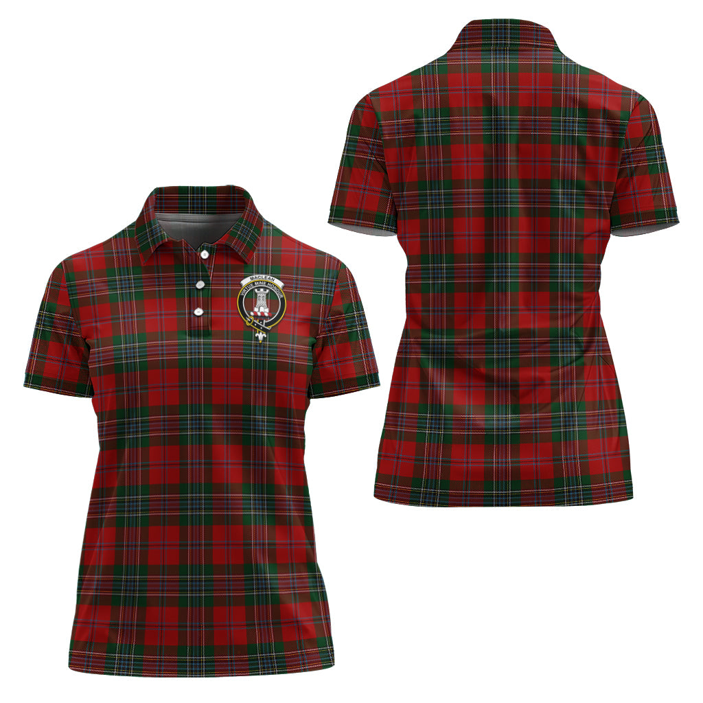 maclean-tartan-polo-shirt-with-family-crest-for-women