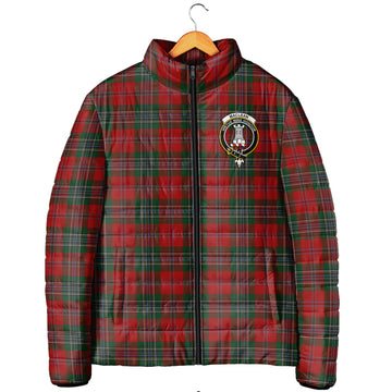 MacLean (McLean) Tartan Padded Jacket with Family Crest