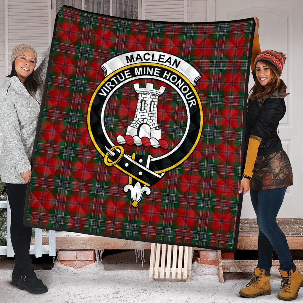 maclean-tartan-quilt-with-family-crest