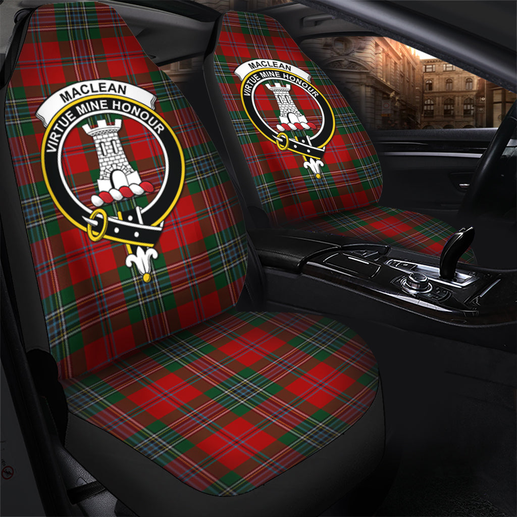 MacLean (McLean) Tartan Car Seat Cover with Family Crest - Tartan Vibes Clothing