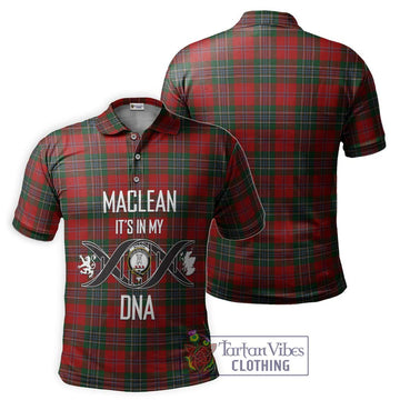 MacLean (McLean) Tartan Polo Shirt with Family Crest DNA In Me Style