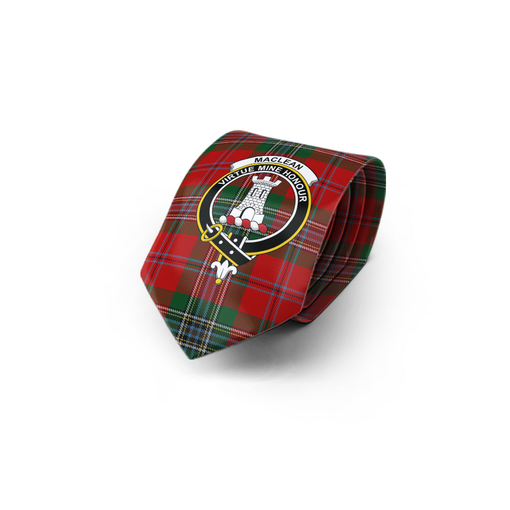 MacLean (McLean) Tartan Classic Necktie with Family Crest - Tartan Vibes Clothing