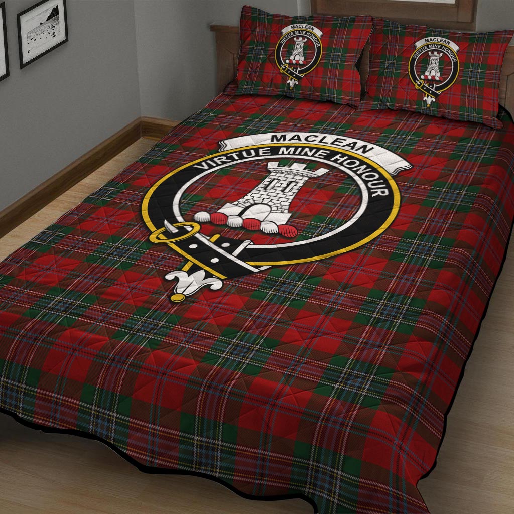 MacLean (McLean) Tartan Quilt Bed Set with Family Crest - Tartan Vibes Clothing