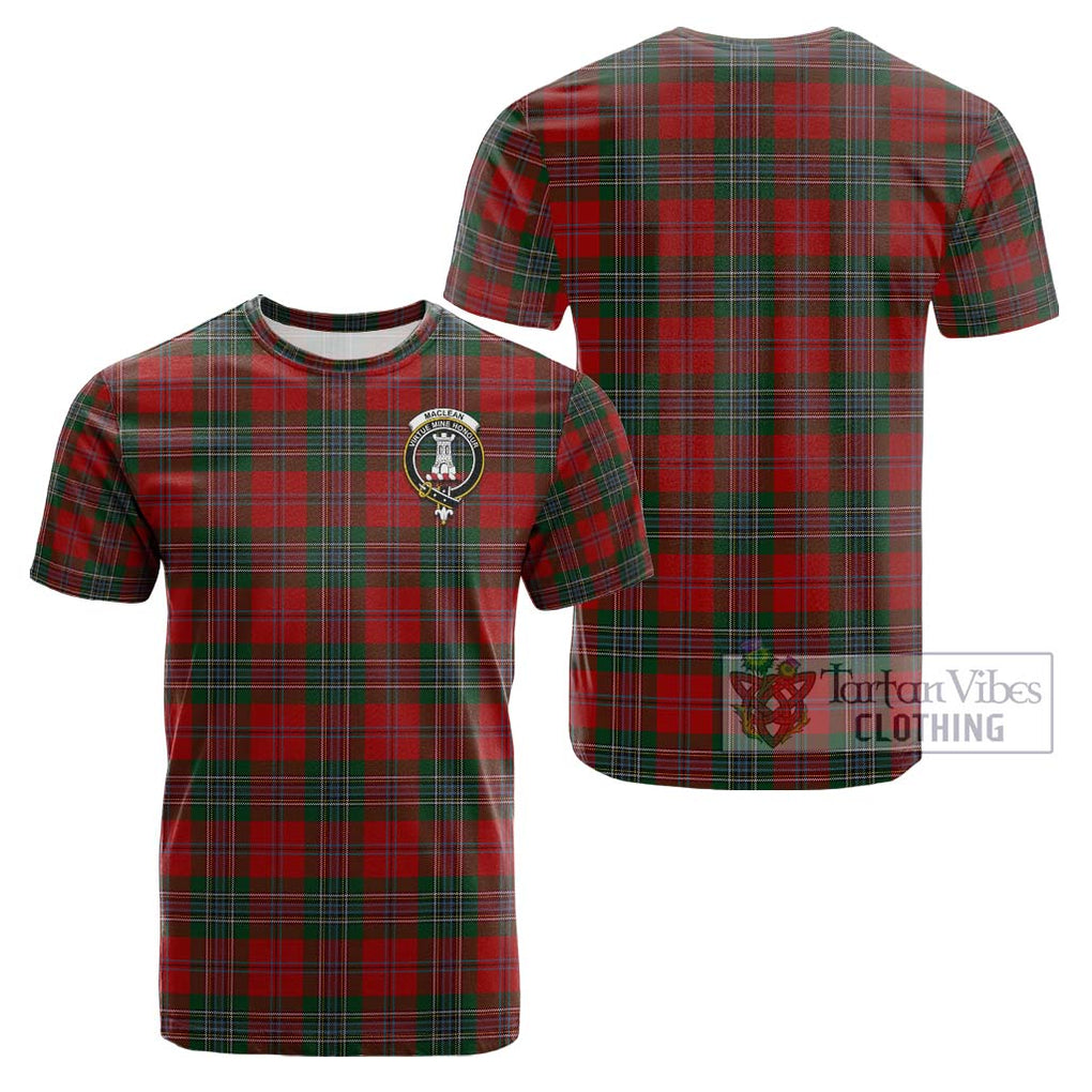 MacLean (McLean) Tartan Cotton T-Shirt with Family Crest Kid's Shirt - Tartanvibesclothing Shop