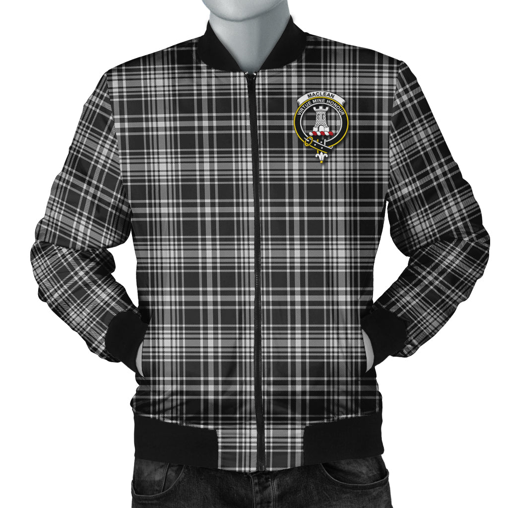 maclean-black-and-white-tartan-bomber-jacket-with-family-crest