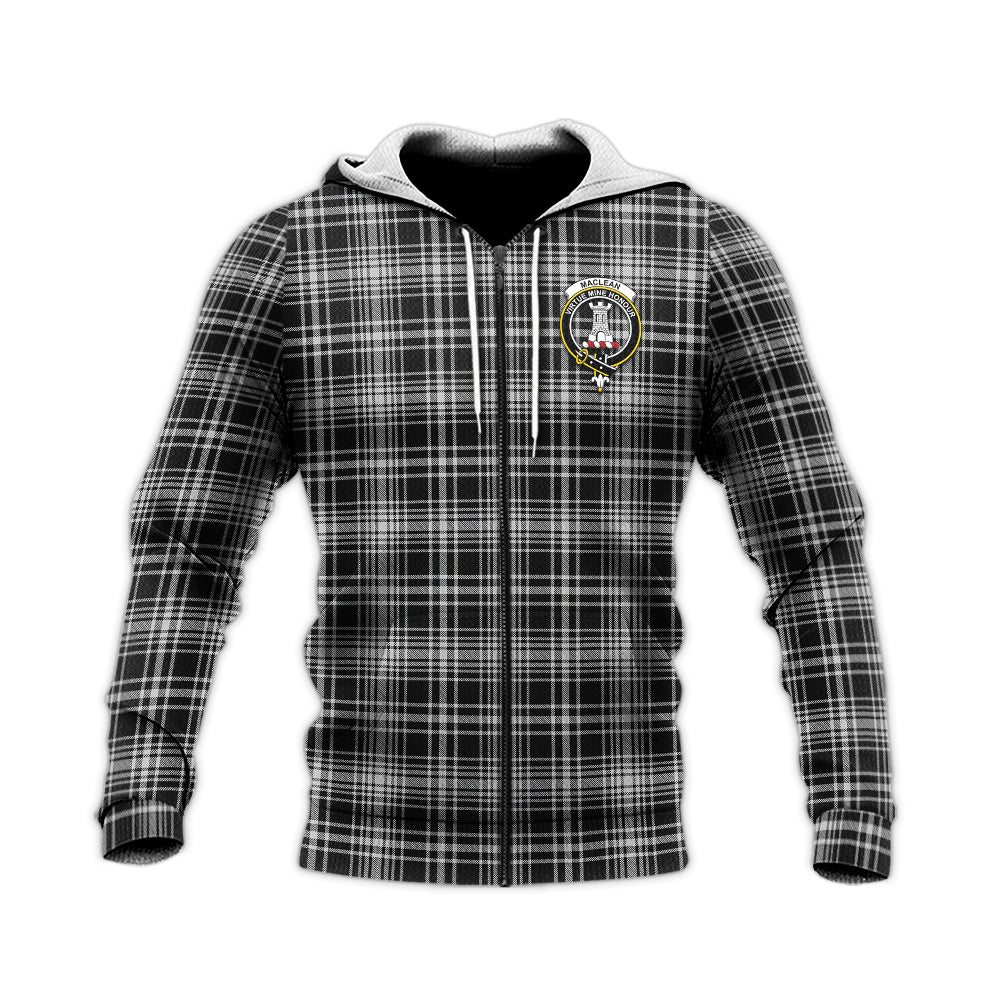 maclean-black-and-white-tartan-knitted-hoodie-with-family-crest