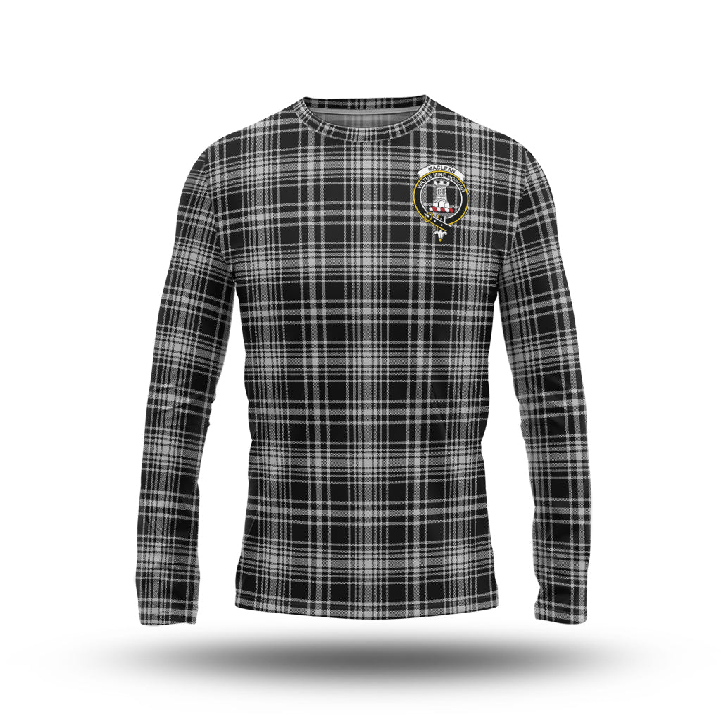 maclean-black-and-white-tartan-long-sleeve-t-shirt-with-family-crest