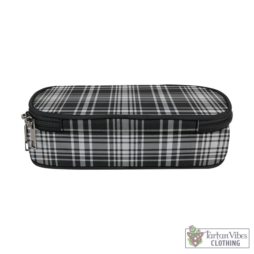 Tartan Vibes Clothing MacLean Black and White Tartan Pen and Pencil Case