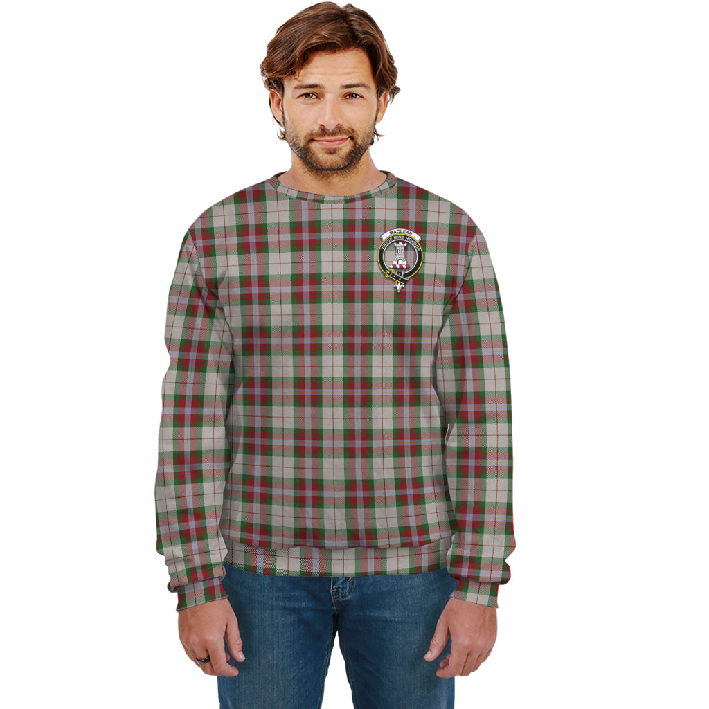 MacLean Dress Tartan Sweatshirt with Family Crest Unisex - Tartan Vibes Clothing