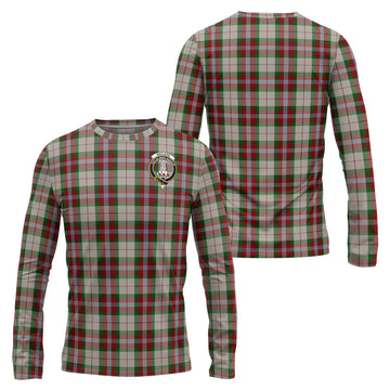 MacLean Dress Tartan Long Sleeve T-Shirt with Family Crest