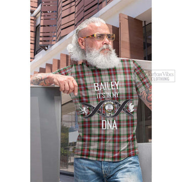 MacLean Dress Tartan Cotton T-shirt with Family Crest DNA In Me Style