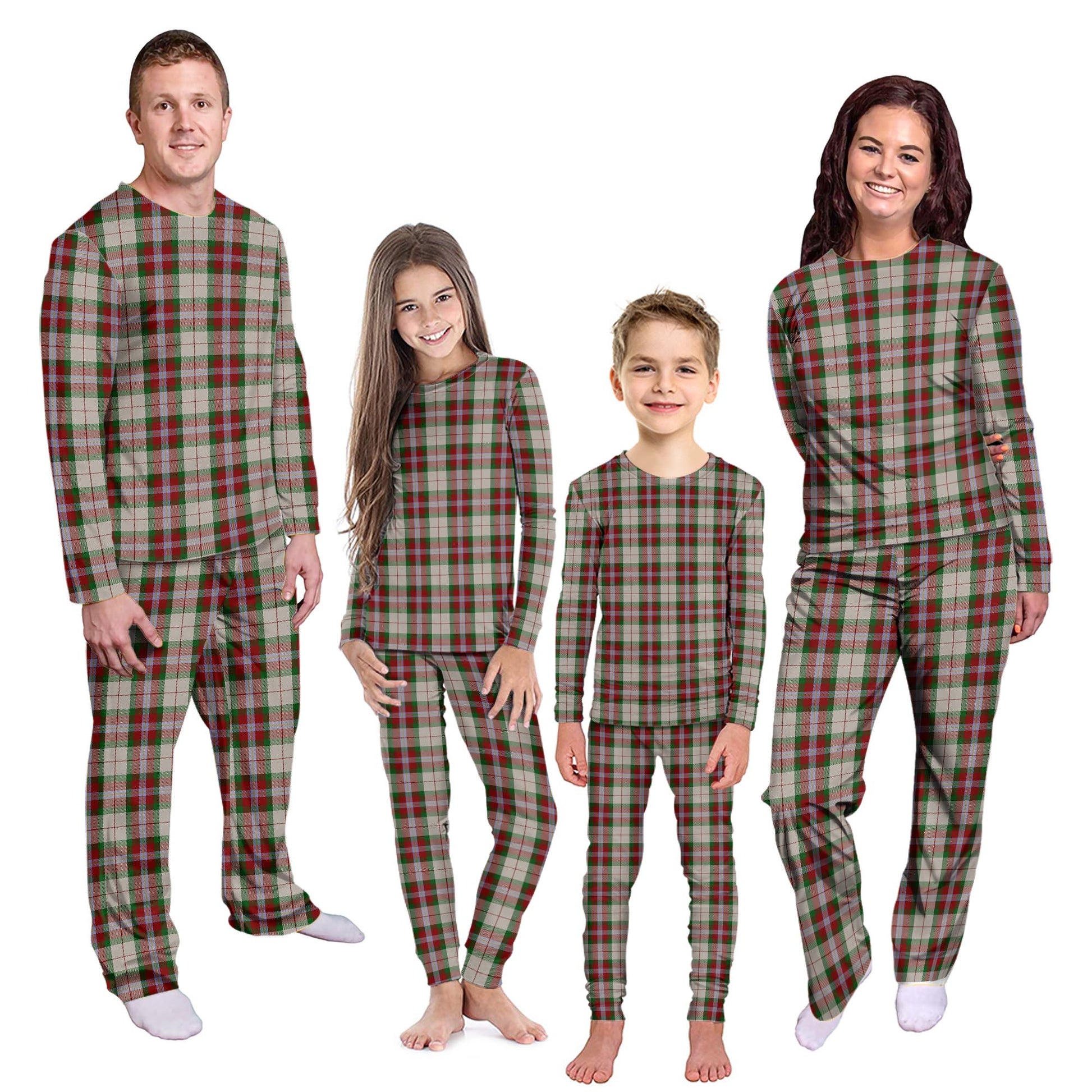 MacLean Dress Tartan Pajamas Family Set Kid - Tartan Vibes Clothing