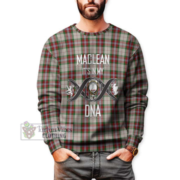 MacLean Dress Tartan Sweatshirt with Family Crest DNA In Me Style