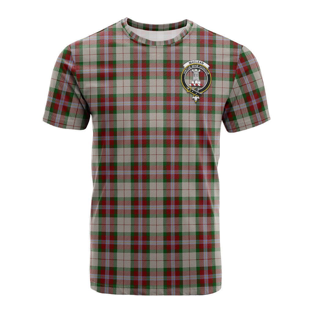 MacLean Dress Tartan T-Shirt with Family Crest - Tartan Vibes Clothing