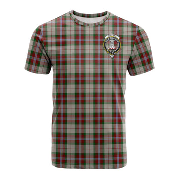 MacLean Dress Tartan T-Shirt with Family Crest