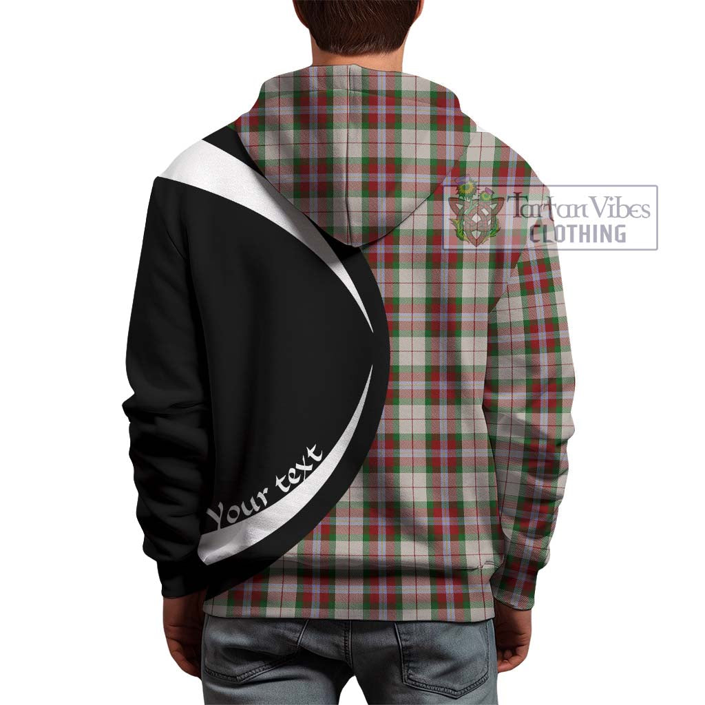 MacLean Dress Tartan Hoodie with Family Crest Circle Style - Tartan Vibes Clothing