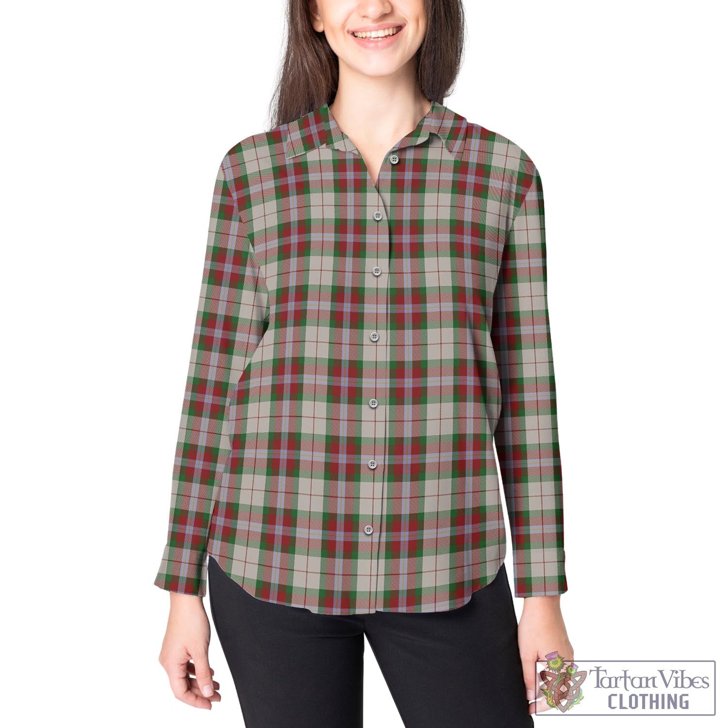 MacLean Dress Tartan Womens Casual Shirt