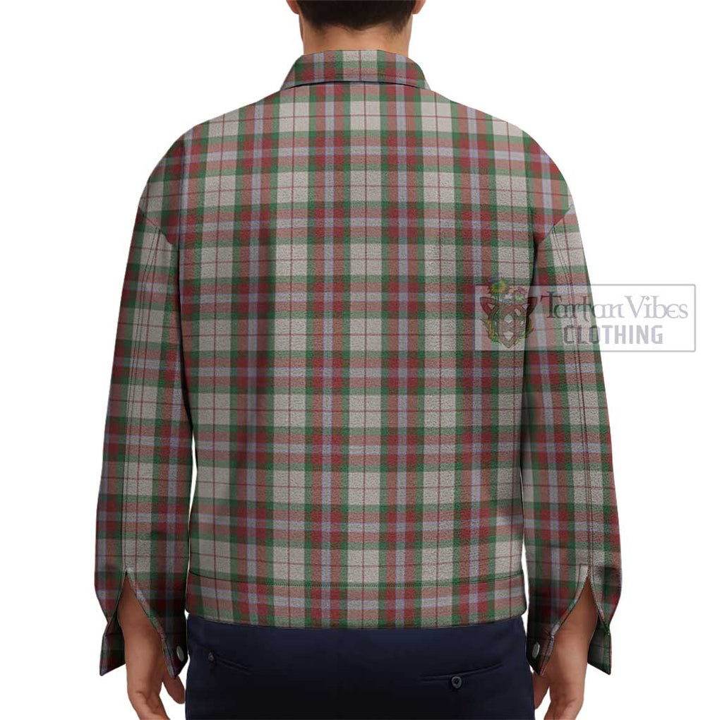 MacLean Dress Tartan Unisex Lapel Cotton Jacket - Tartan Vibes Clothing