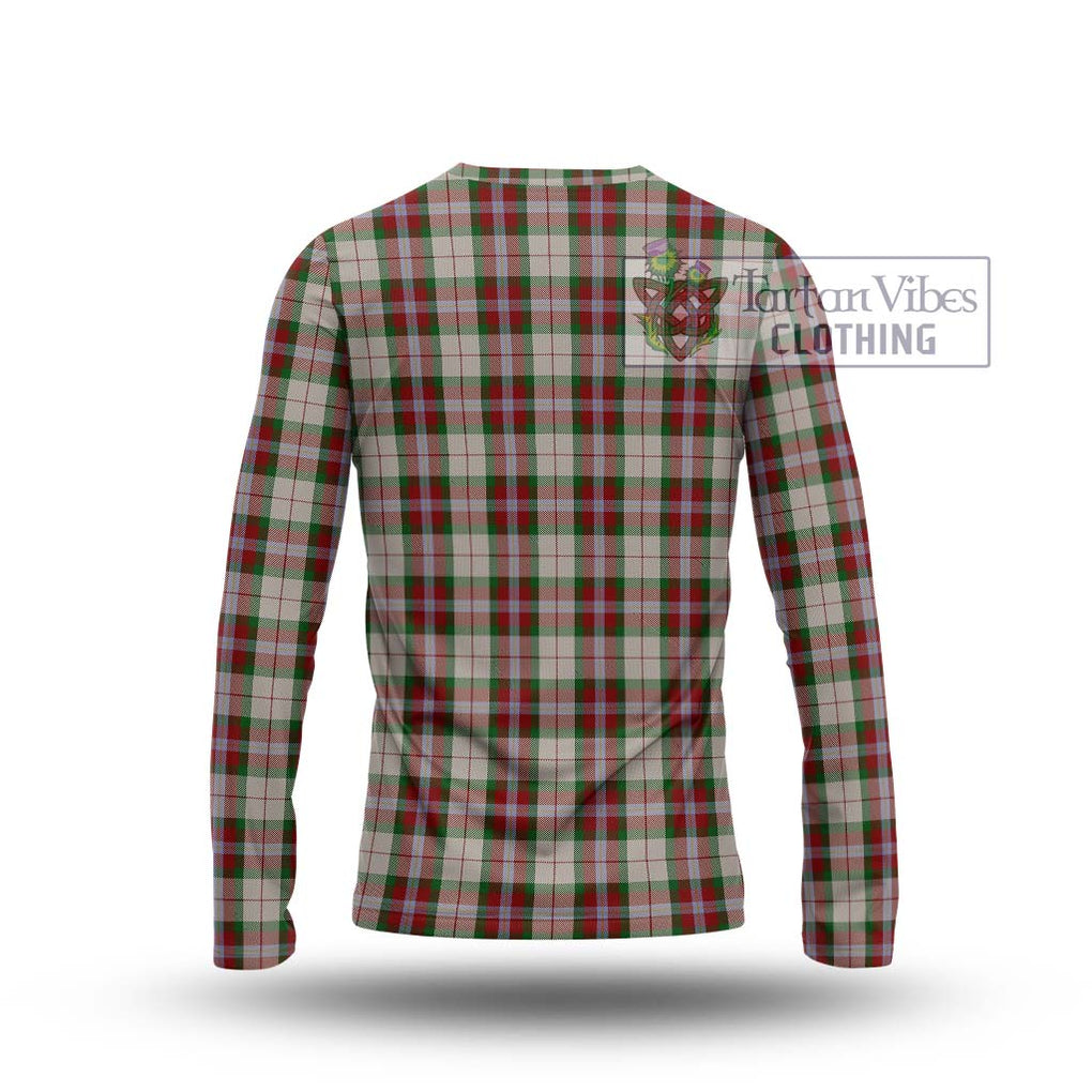 MacLean Dress Tartan Long Sleeve T-Shirt with Family Crest DNA In Me Style - Tartanvibesclothing Shop