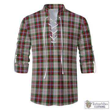 MacLean Dress Tartan Men's Scottish Traditional Jacobite Ghillie Kilt Shirt