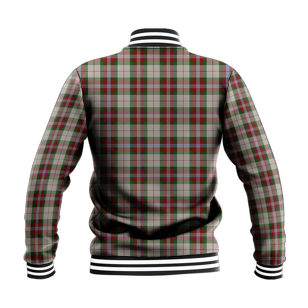 MacLean Dress Tartan Baseball Jacket with Family Crest - Tartan Vibes Clothing