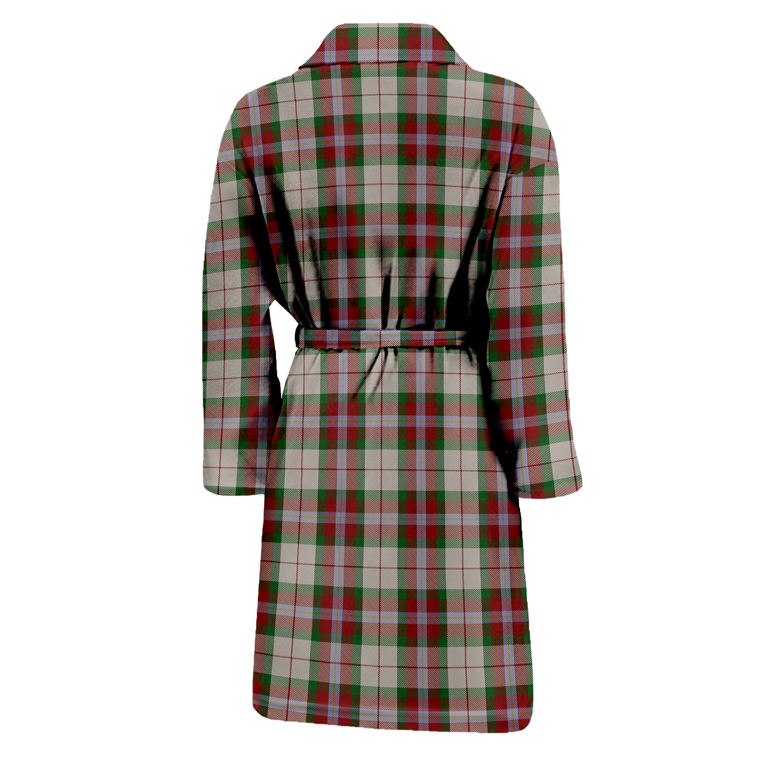 MacLean Dress Tartan Bathrobe with Family Crest - Tartan Vibes Clothing