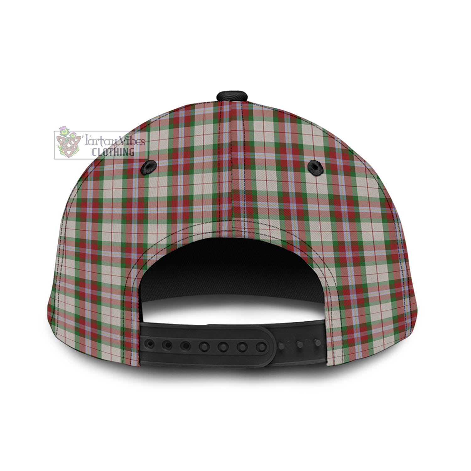 Tartan Vibes Clothing MacLean Dress Tartan Classic Cap with Family Crest In Me Style