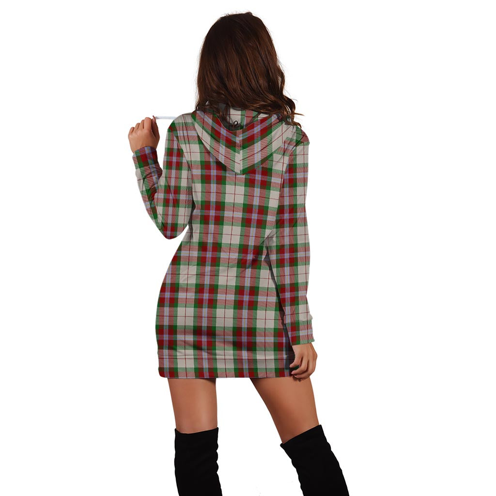 MacLean Dress Tartan Hoodie Dress with Family Crest - Tartan Vibes Clothing