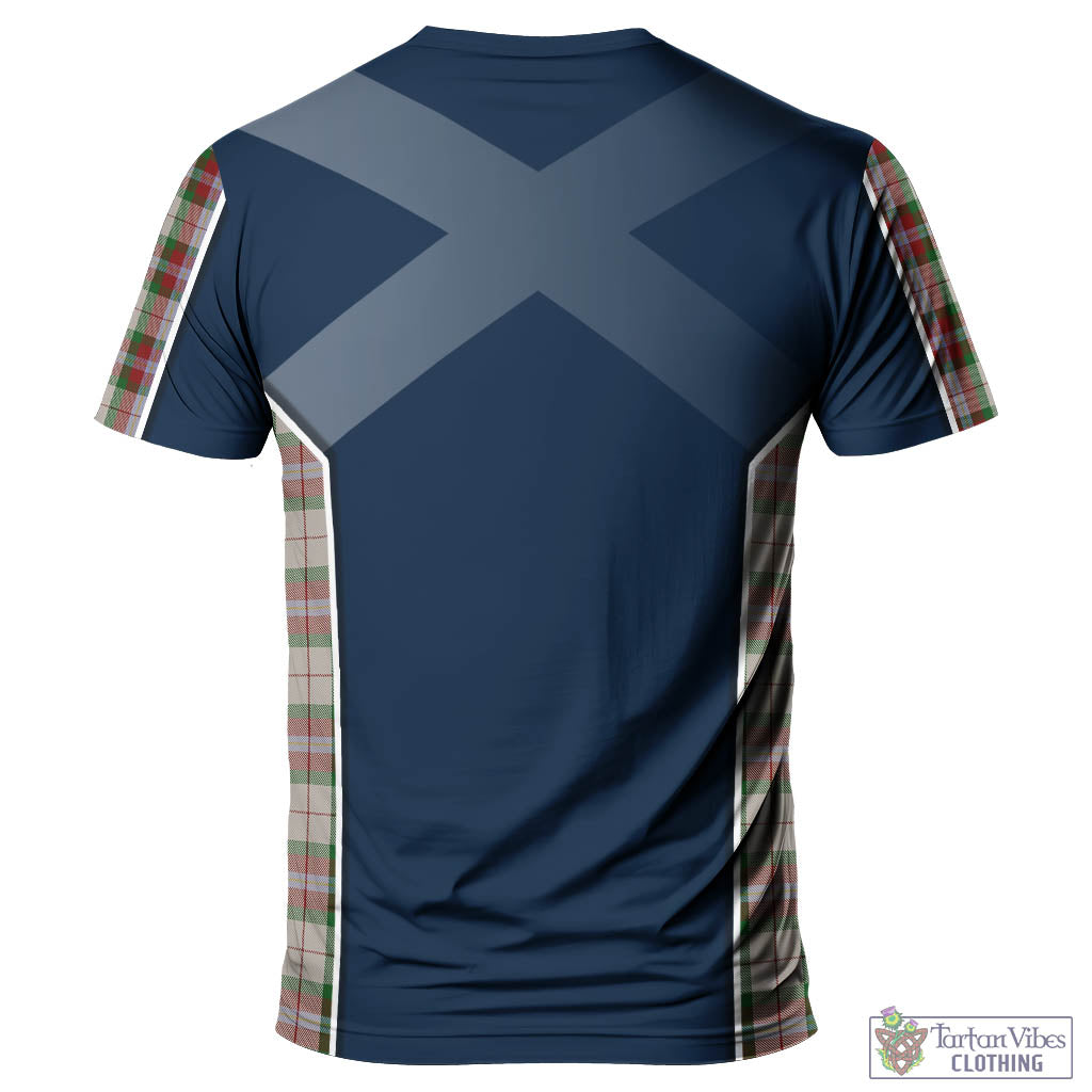 Tartan Vibes Clothing MacLean Dress Tartan T-Shirt with Family Crest and Lion Rampant Vibes Sport Style