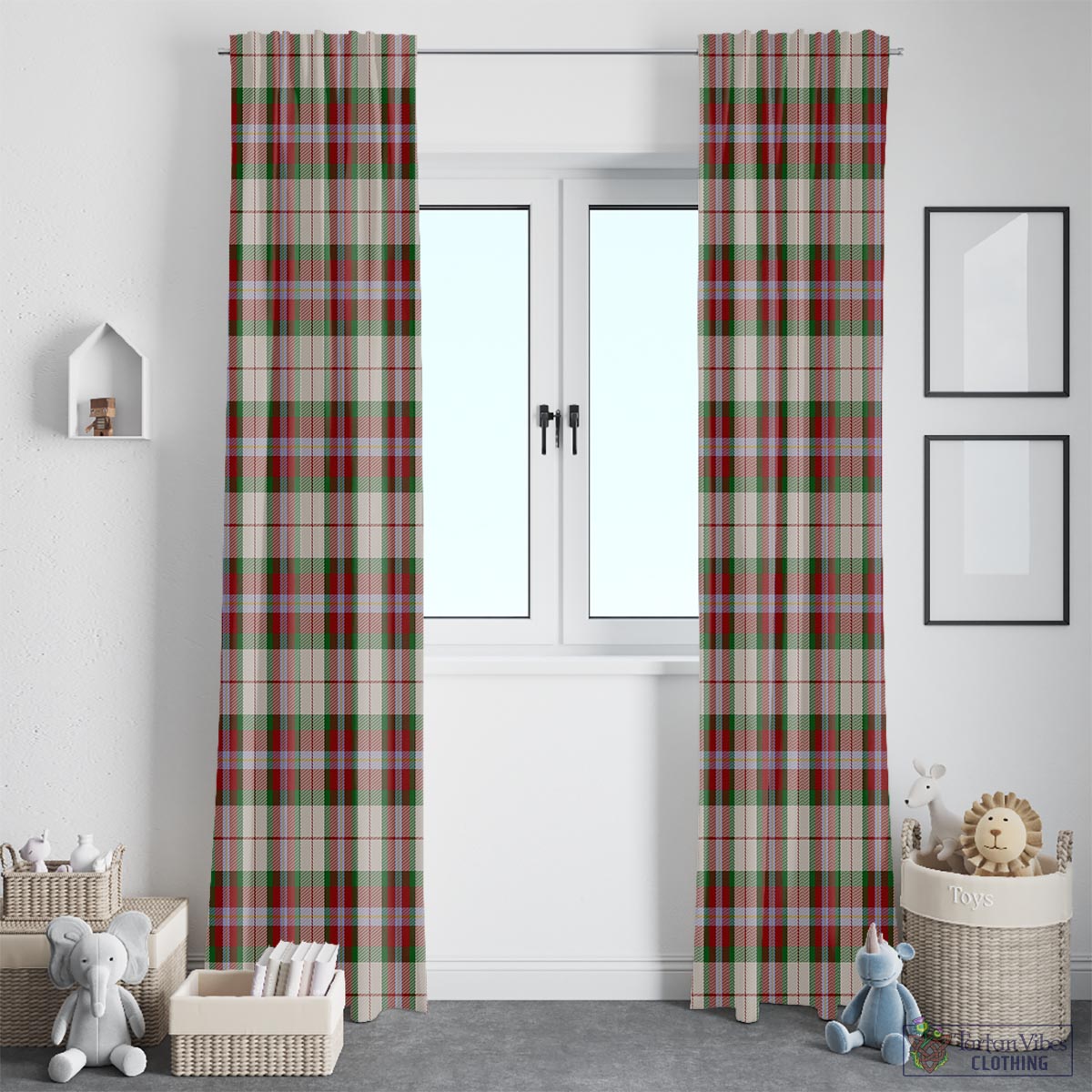 MacLean Dress Tartan Window Curtain