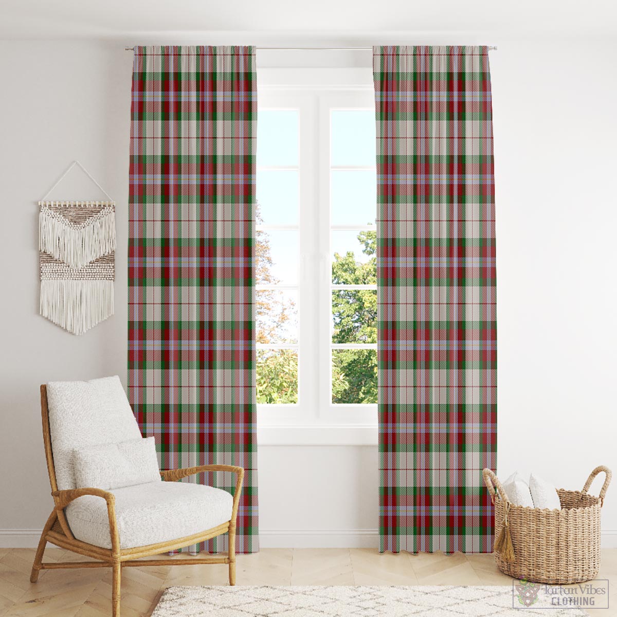 MacLean Dress Tartan Window Curtain