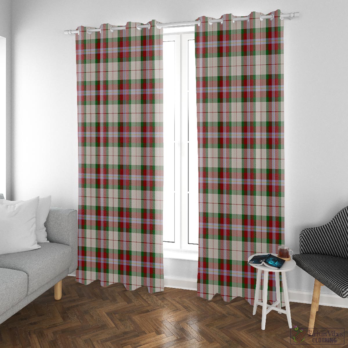 MacLean Dress Tartan Window Curtain