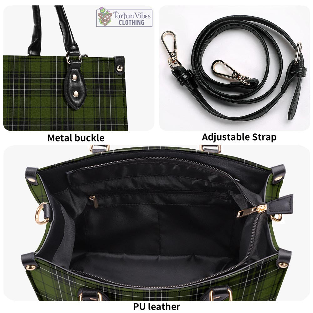 Tartan Vibes Clothing MacLean Hunting Tartan Luxury Leather Handbags